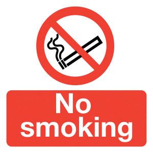 No Smoking Labels
