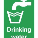 safe drinking water sign
