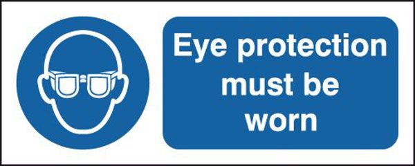 MASL01219S.jpg Eye Protection Must Be Worn Sign