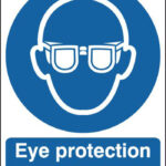 Eye Protection Must Be Worn Sign