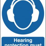 ppe hearing protection sign