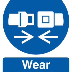 wear seat belt sign
