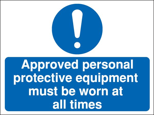 Approved Personal Construction Sign
