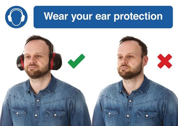 Wear Ear Protection Sign