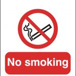 no smoking signs