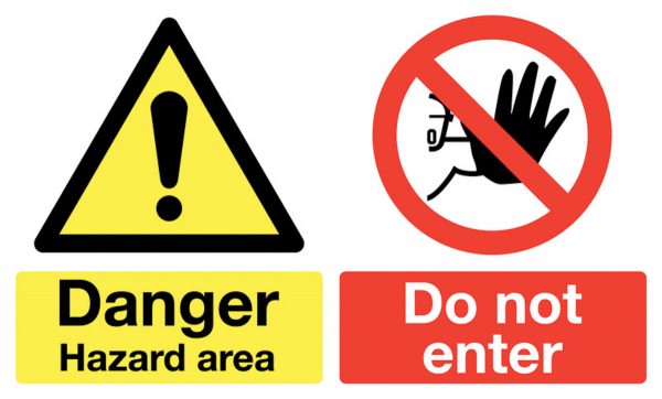 MSSL02736D.jpg danger hazard area stanchion sign