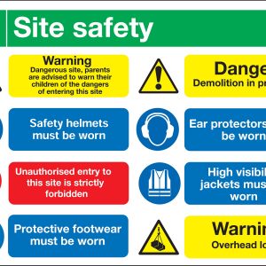 dangerous site safety board