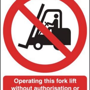 Operating This Fork Lift