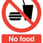 No Food or Drink Sign