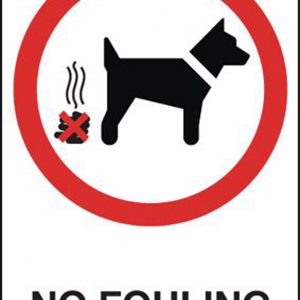no dog fouling signs uk