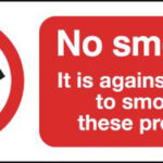 No Smoking It Is Against The Law - Rigid Sign