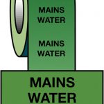 mains water pipeline tape