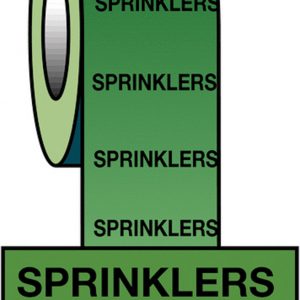 sprinkler identification tape