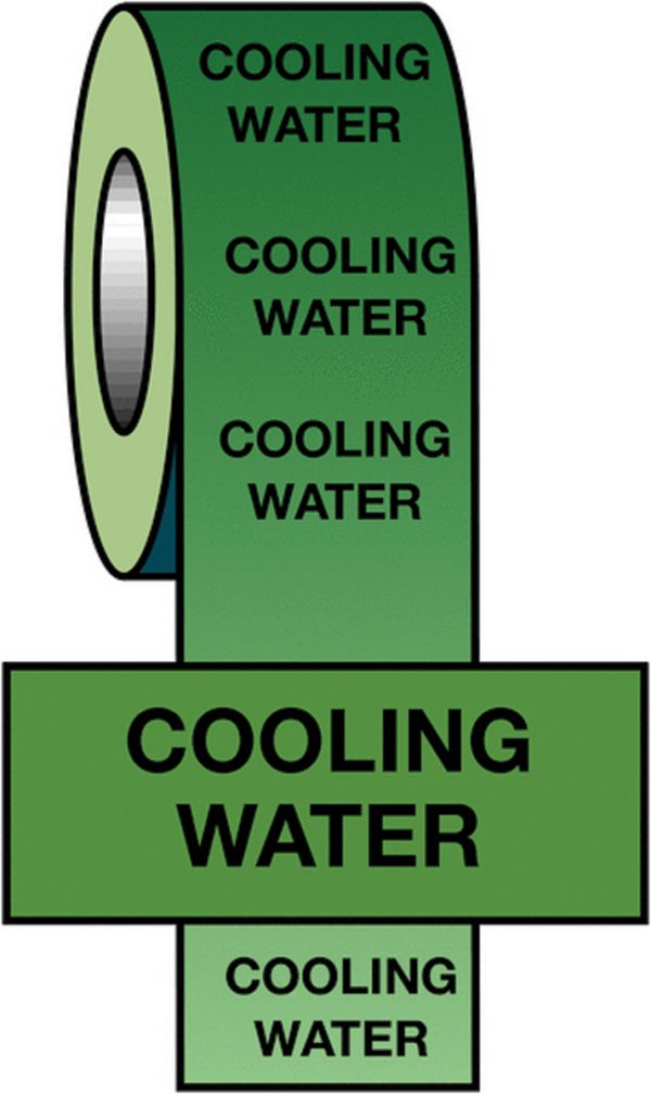 cooling water identification tape