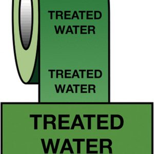 Treated Water Identification Tape