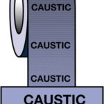 caustic identification tape