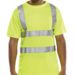 yellow high vis shirt