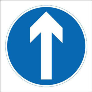 blue arrow sign up