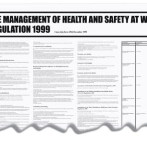Health & Safety at Work Regulation 1999 Wallchart