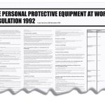ppe at work regs 1992 wall chart