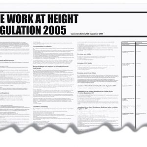 work at height 2005 wall chart
