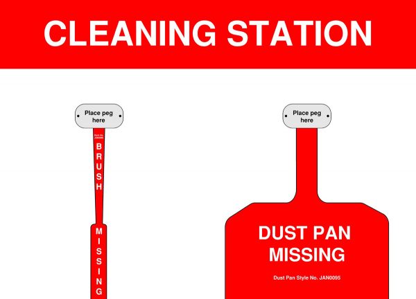 SHADSLOW120RED.jpg Cleaning Station Shadow Board red