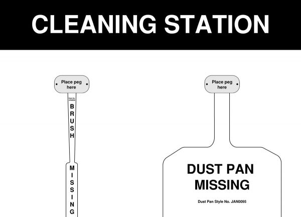 SHADSLOW120WHT.jpg Cleaning Station Shadow Board white