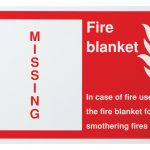 Fire Blanket Shadow Board