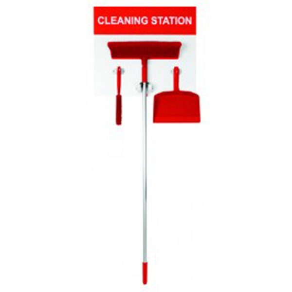 Red Cleaning Station Shadow board