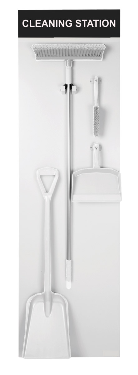 White Stocked Shadow Board