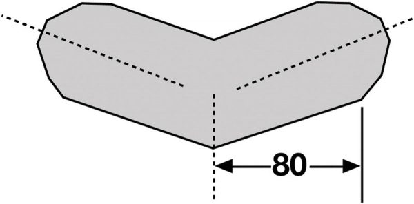TRAFSL185.jpg Foam Edge Protector - Trapeze