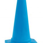 Blue Warning Cone