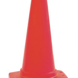 red traffic cone