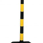 outdoor post with base