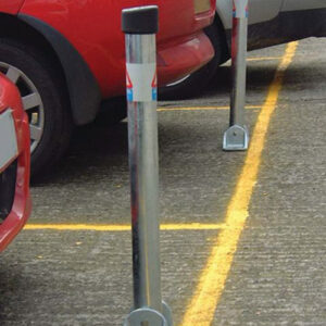 round galvanised steel posts