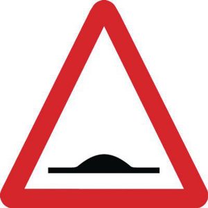 speed bump sign uk