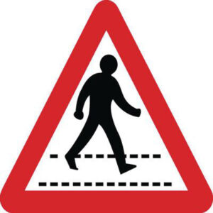pedestrian crossing sign uk