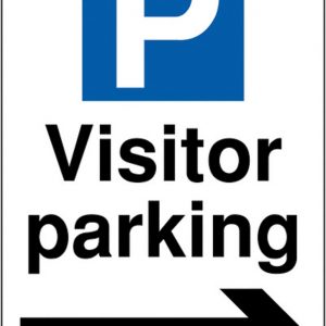 Visitor Parking Right Sign