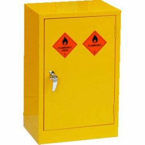safety storage cabinet for flammable liquids