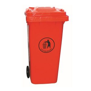 240 Litre Wheeled Bin - Red