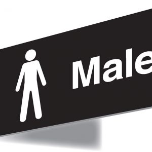 Male Washroom Sign