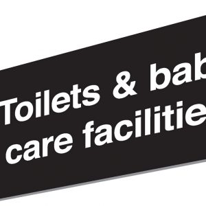 Toilet & Baby Care sign