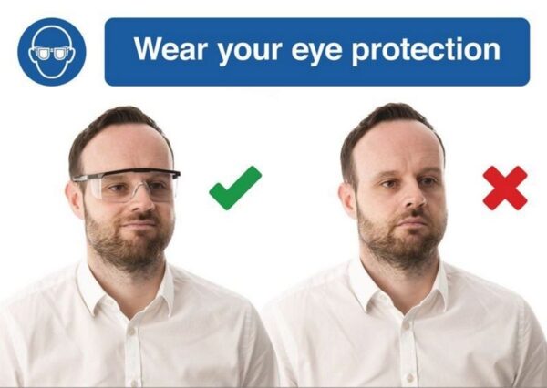 Wear Eye Protection Safety Sign