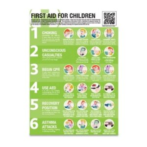 first aid children poster
