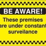 premises under surveillance sign
