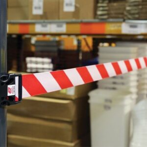 retractable safety barrier tape