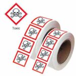 toxic hazard warning labels