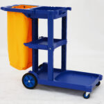 cleaning trolley with bag
