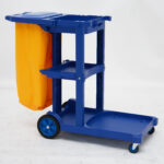 Cleaning Trolley with Bag & Lid
