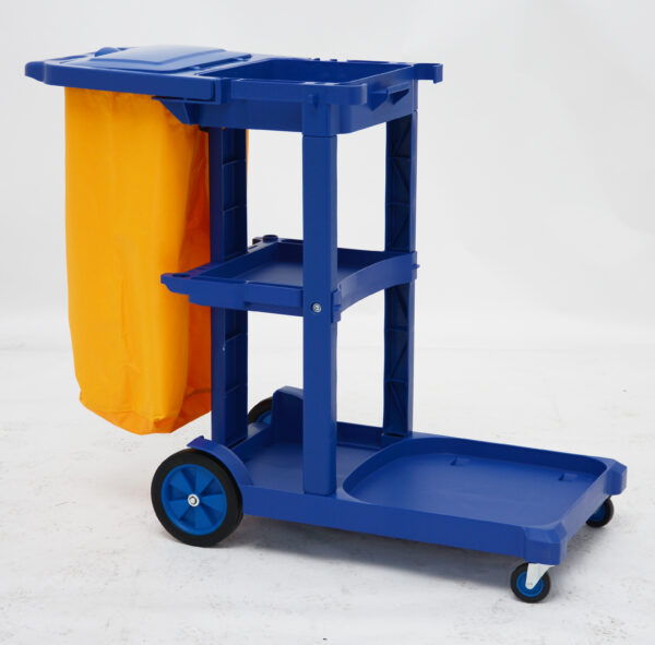 Cleaning Trolley with Bag & Lid